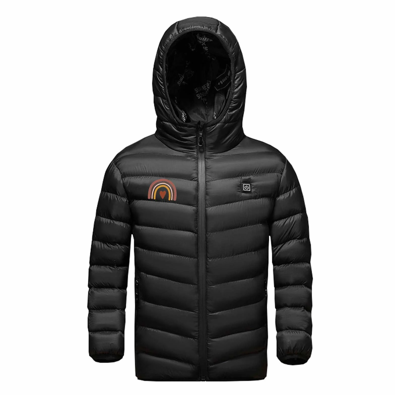 YAOJIWANG NiñOs Chaqueta Calefactable Chaleco Grueso, Ropa Deportiva, USB Chaquetas Calefactables Abrigos Para Acampar, Esquí, Chaleco Calefactor EléCtrico Usb, Chaquetas, Abrigo Lavable