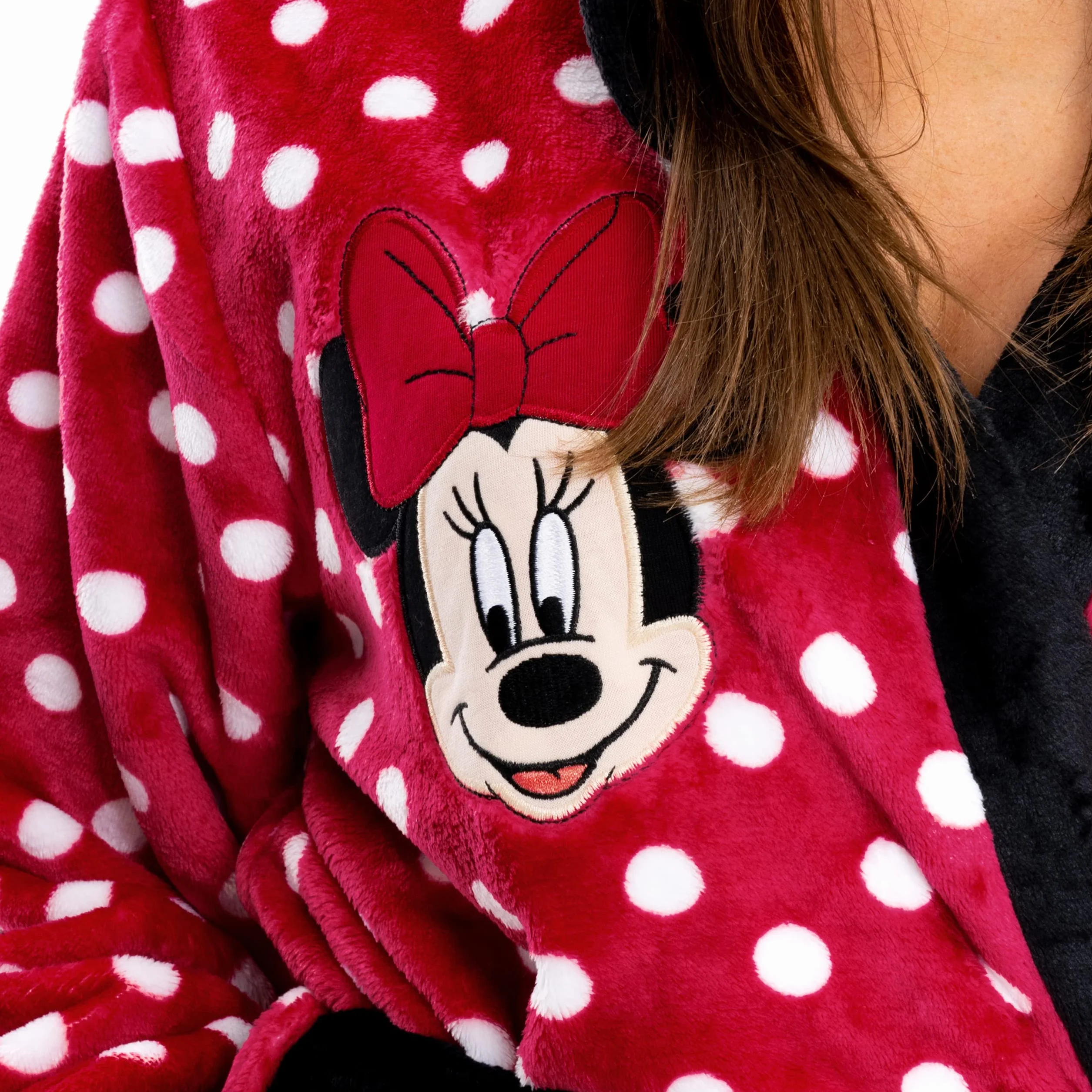 Disney Albornoz Mujer | Bata Invierno Minnie Mouse | Bata Polar para Mujeres