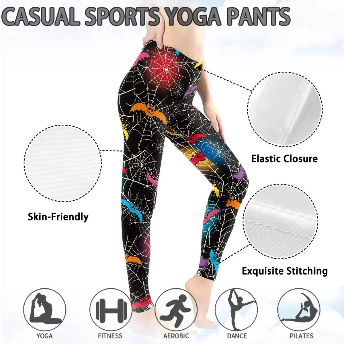 Biyejit Leggings de levantamiento de glúteos para mujer, cintura alta, control de abdomen, pantalones de yoga, ropa deportiva, correr, gimnasio, fitness, mallas