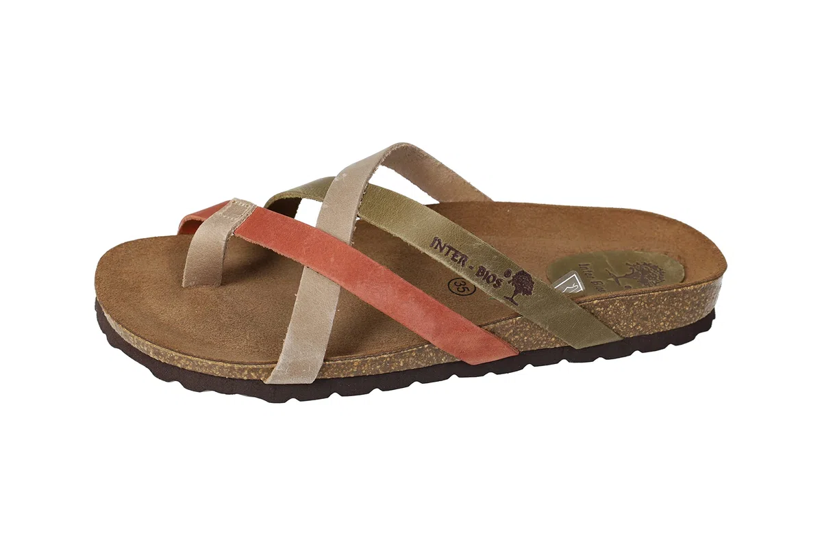 Inter Bios 7113 Sandalia BIOS Beige Mujer Sandalias