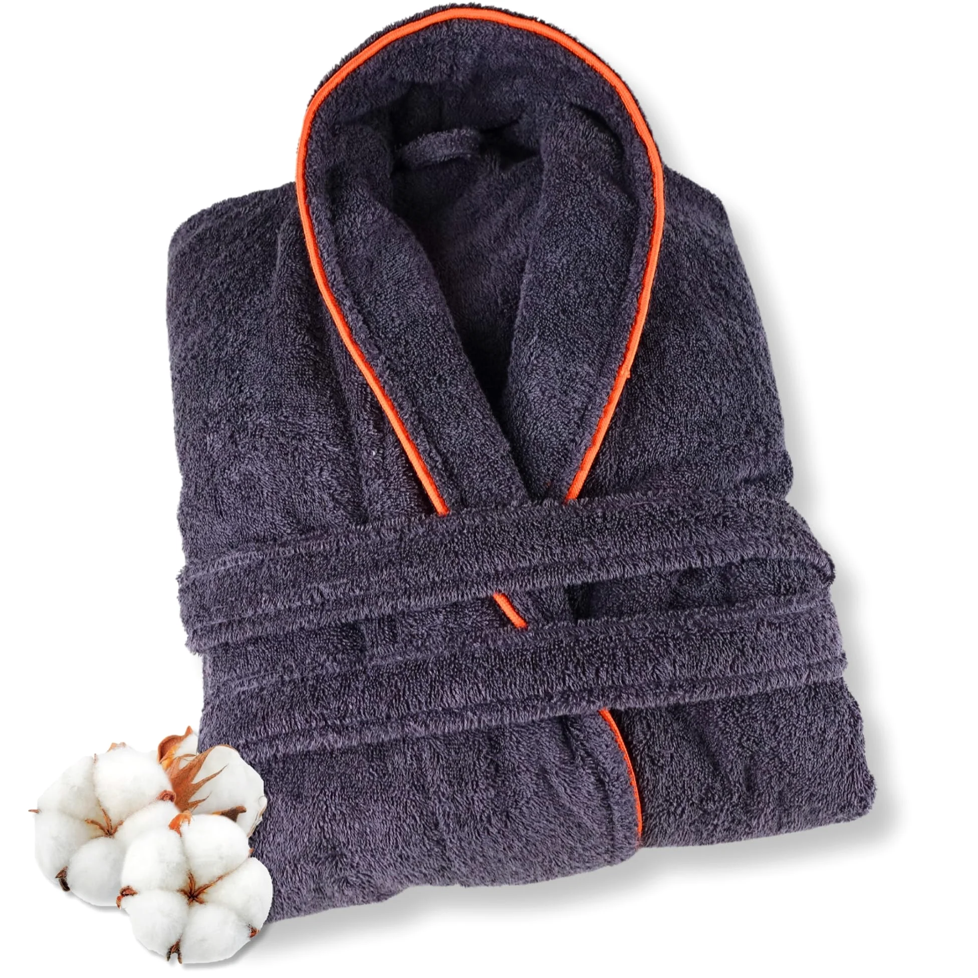 Albornoz de Baño para hombre de Algodón 430 gsm - S/M/L/XL/XXL - Alta Absorción y Certificado OEKO TEX