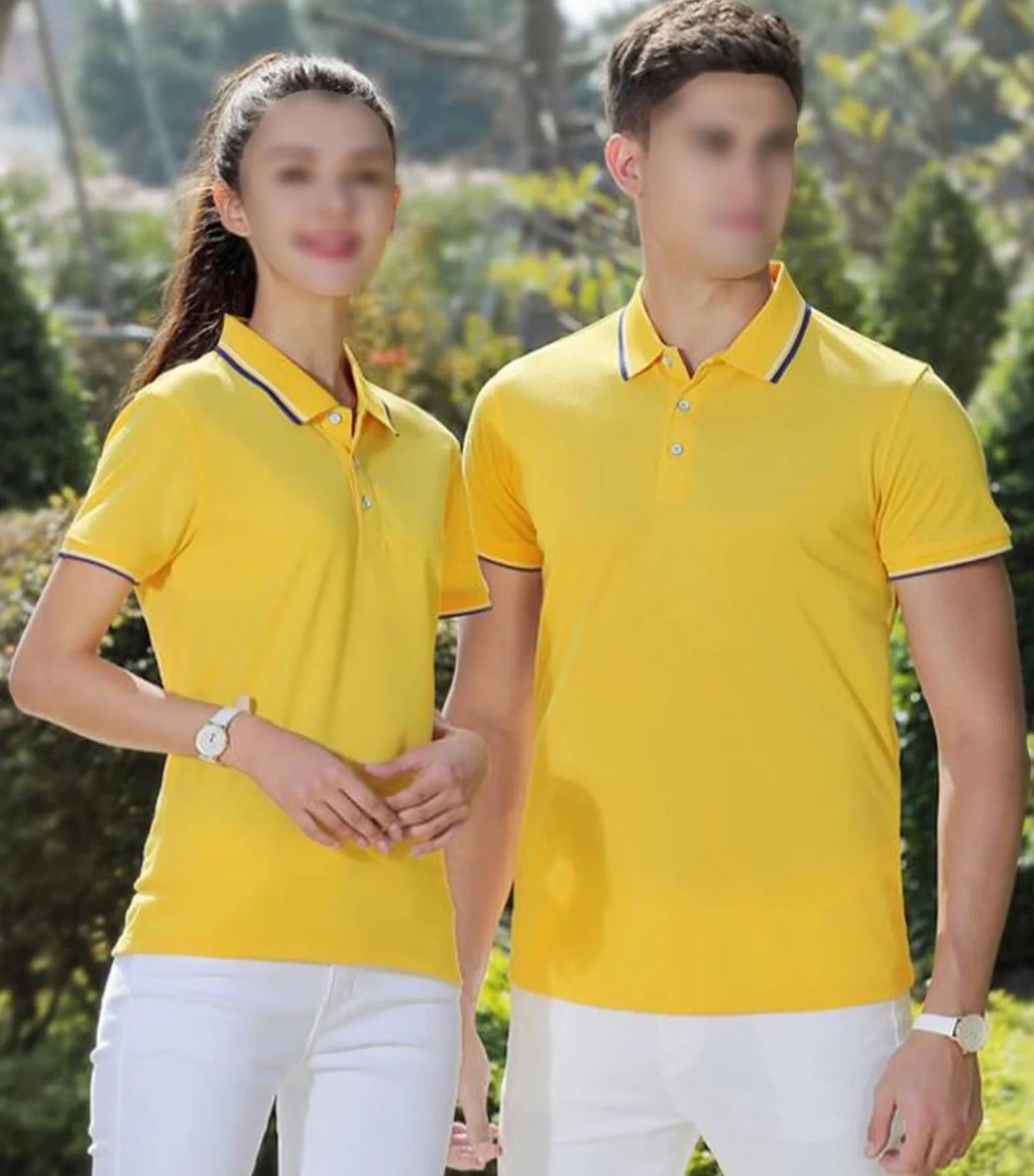 Camiseta para Hombre Mujer Polo de Golf de Manga Corta de Verano Transpirable Polo Tenis Paquete 3