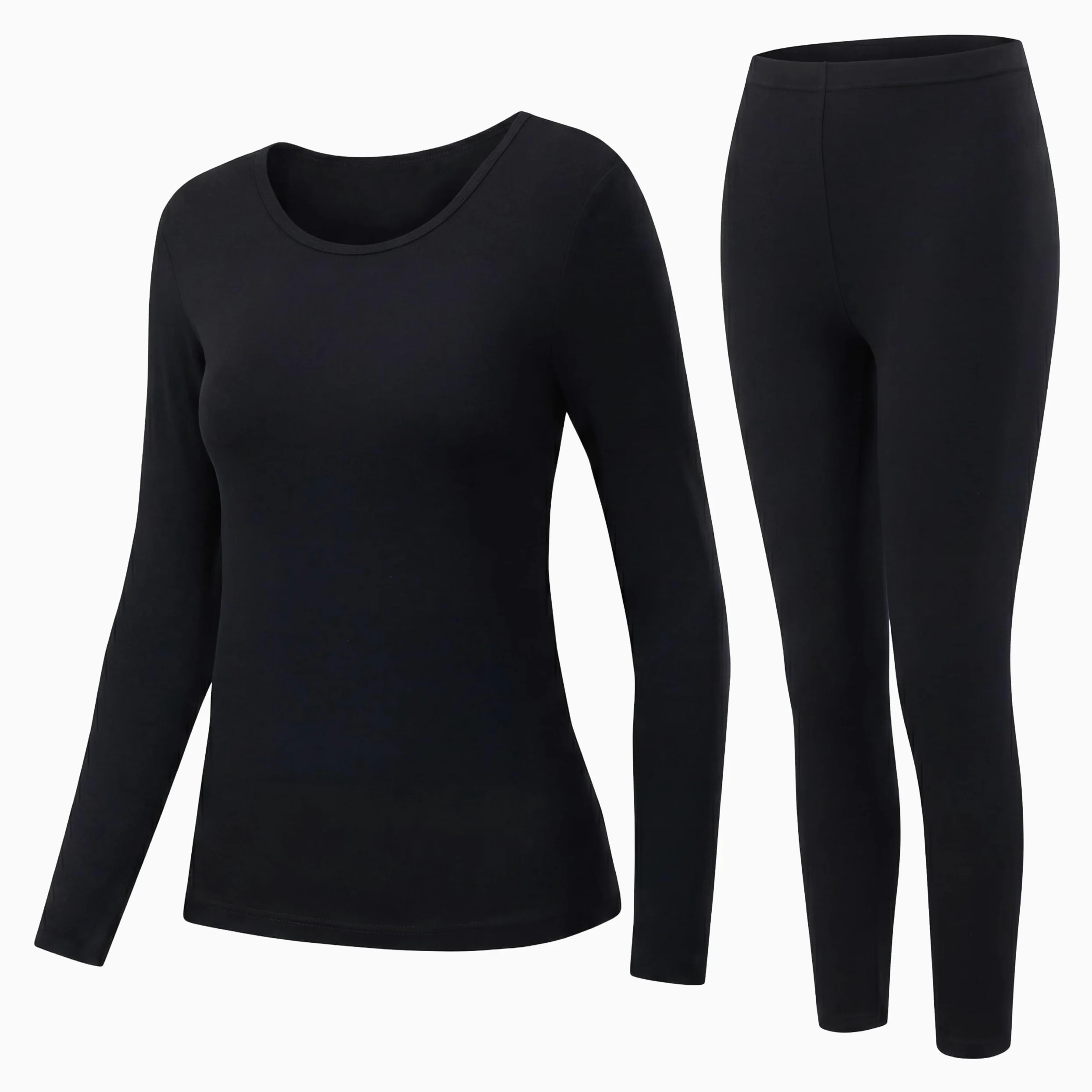 Conjunto de Ropa Interior térmica ultrasuave, Agradable para la Piel, Tejido Modal Lenzing de los años 80, antipilling, Capa Base térmica para Invierno.