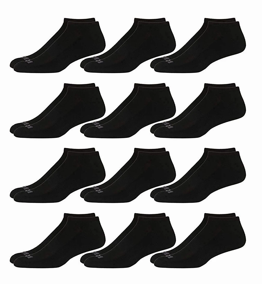 AND1 Calcetines de compresión para hombre Athletic Arch Cushion Comfort Low Cut (12