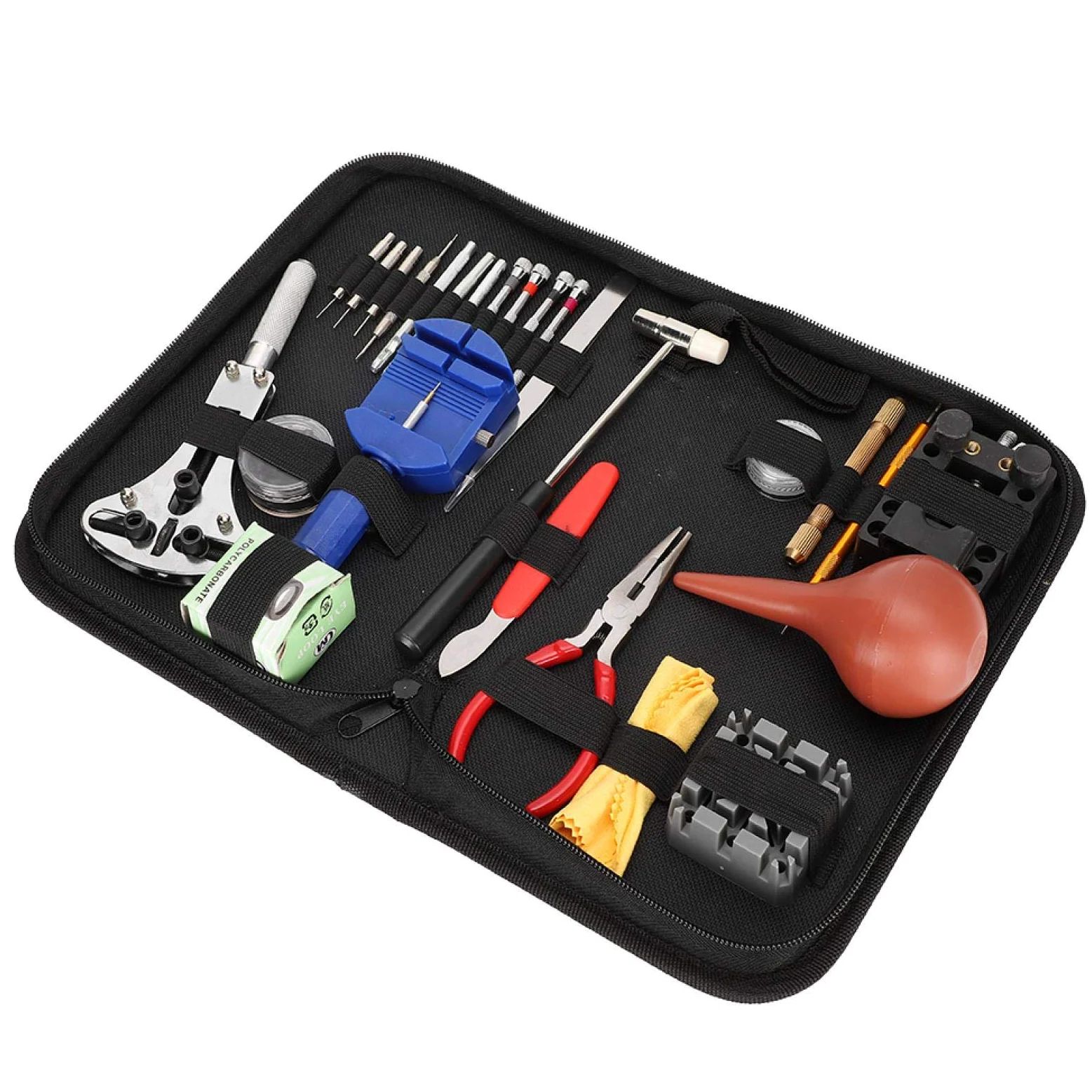 Kit de reparación de relojes, herramienta de repuesto de batería, herramienta de extracción de eslabones de reloj, herramienta profesional de reparación de relojes