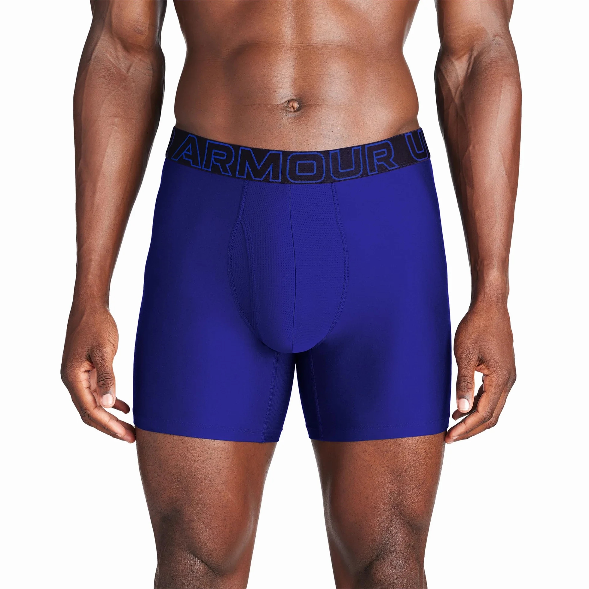 Under Armour Pack de 3 Bóxers Tech Performance para Hombre, Largo de Pierna de 15 cm – Transpirable, Absorbe la Humedad, Tacto Suave, Comodidad Todo el Día