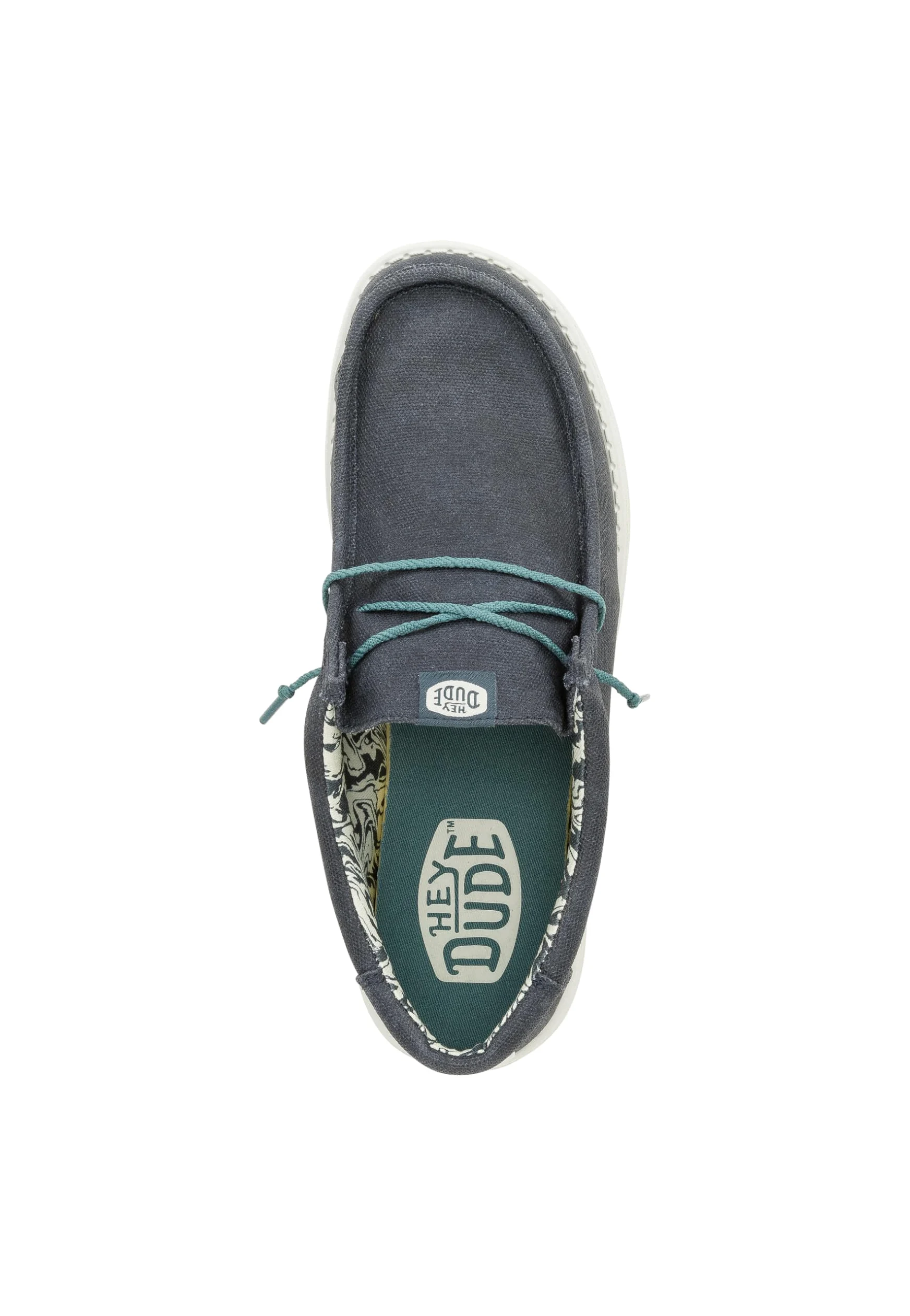 Hey Dude Wally Waxed Canvas - Zapatos Estilo Mocasín para Hombre