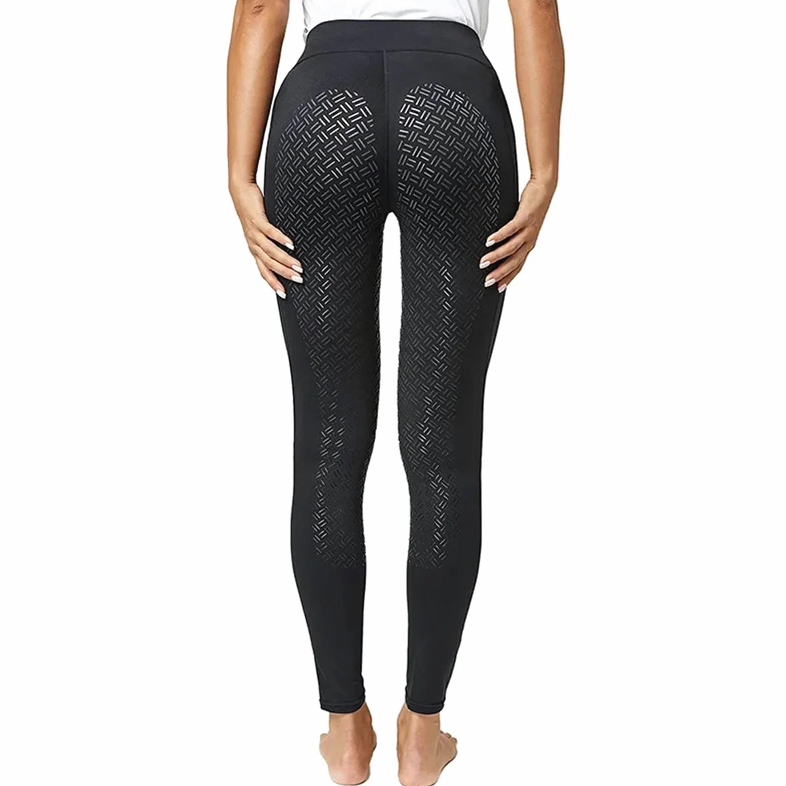 Pantalones De EquitacióN Mallas de Montar for Mujer, Pantalones equitación Silicona, Ropa Deportiva Entrenamiento Ecuestre