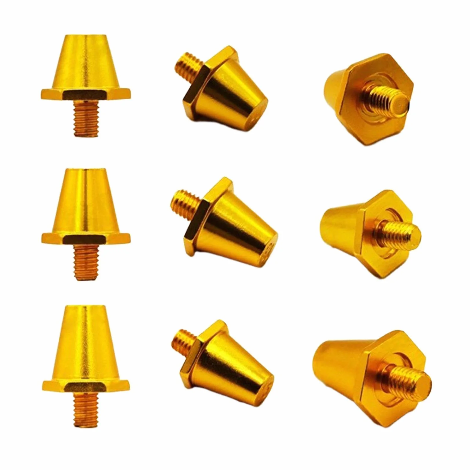 12x tacos de fútbol de repuesto, clavos para botas de fútbol, tacos profesionales de 13mm y 16mm para césped, zapatos de Rugby, tacos de fútbol para