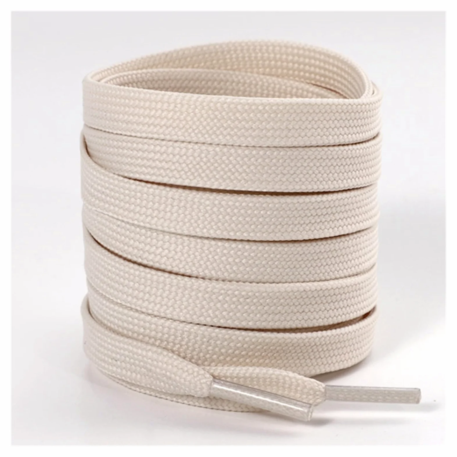 Cordones de Zapatos, Zapatillas de Deporte Cordones Zapatos Accesorios for Cordones Zapatos Planos Unisex(White,100cm)