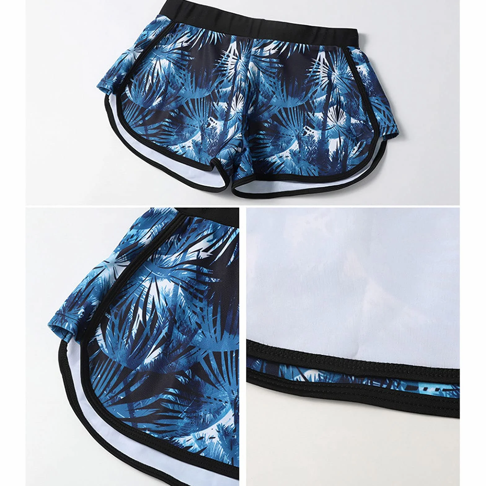 Traje de Neopreno Mujer 5 Piezas Protección UV Surf Buceo Elástico Manga Larga Verano Baño Dividido L