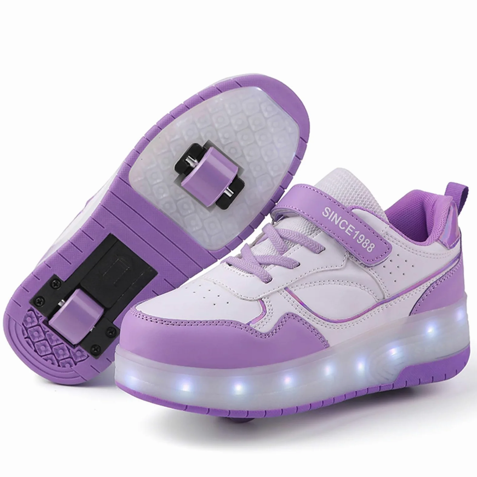 Zapatos para niñas Suela Gruesa amortiguada Zapatos Deportivos Ligeros y cómodos Goma Antideslizante Reforzada Cordones Ajustables para niñas cómodas Zapatillas de Deporte de Moda