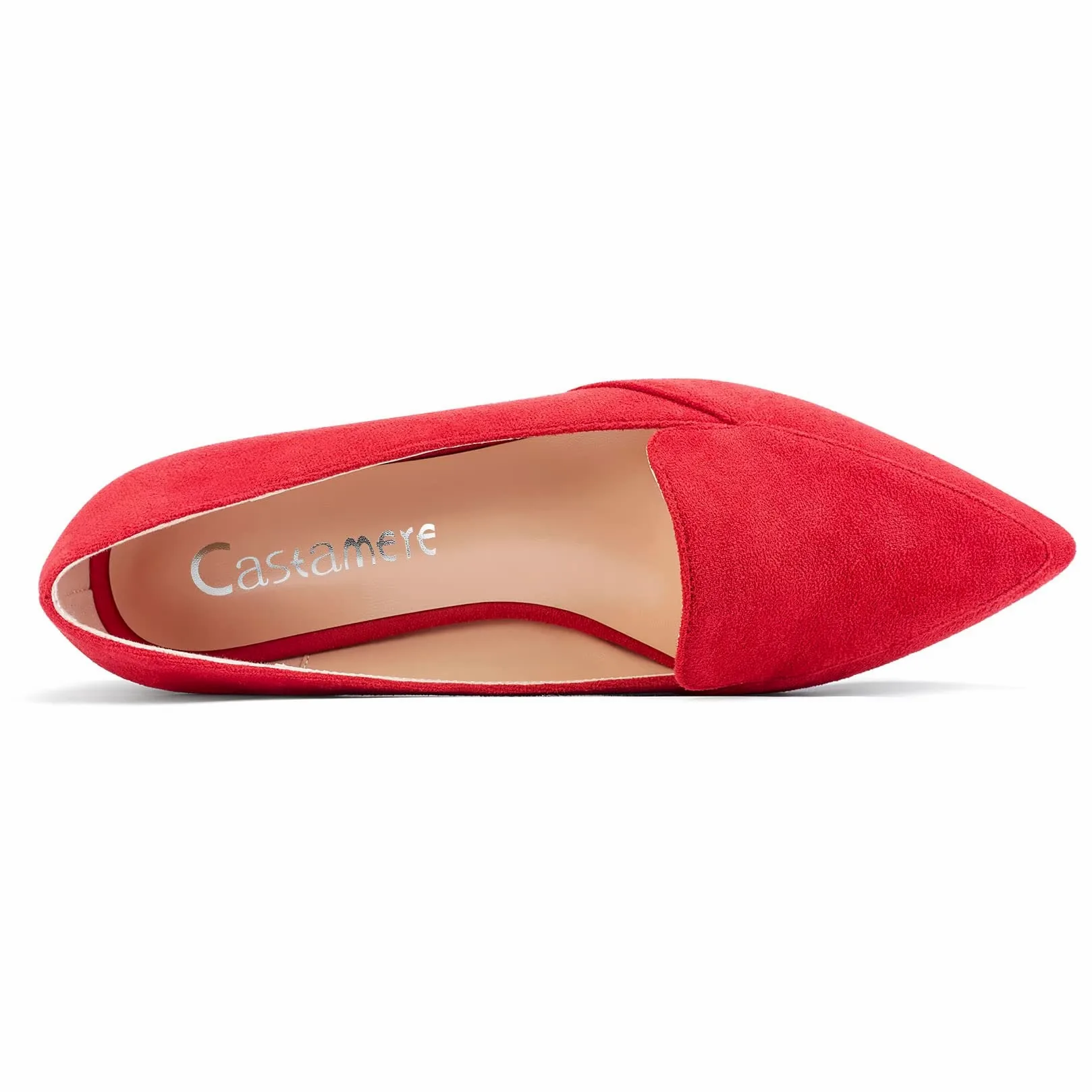 Castamere Mujer Bajos Heel Puntiaguada Punta Slip-on Pumps de Boda Oficina Zapatos