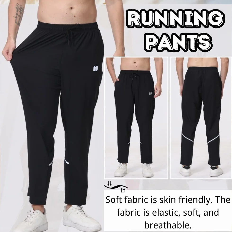 Pack 3 Pantalones Chándal Hombre Bolsillos Cremallera Elásticos