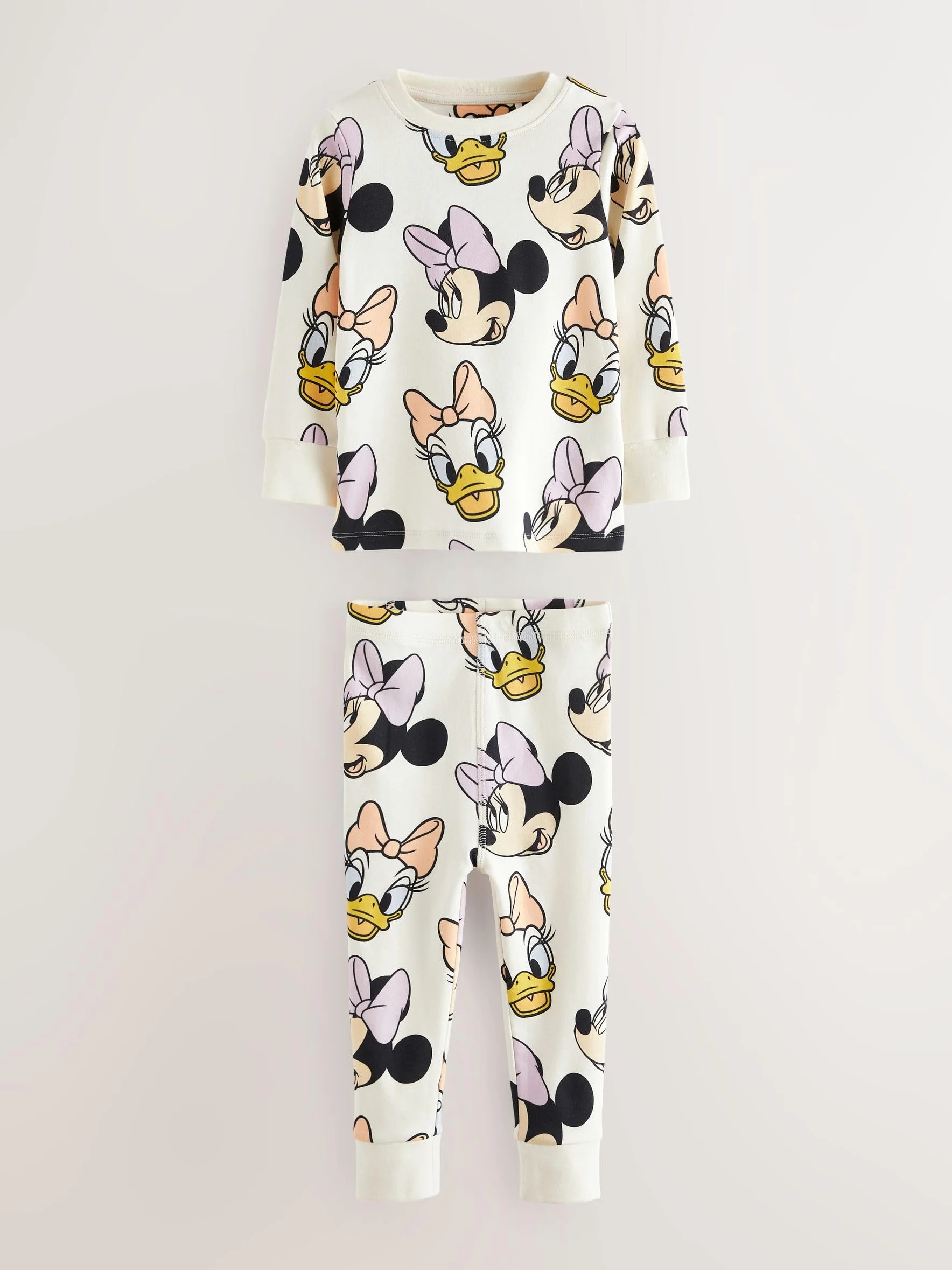 NEXT Niñas Pack de 3 Pijamas abrigados con Licencia de Minnie Mouse