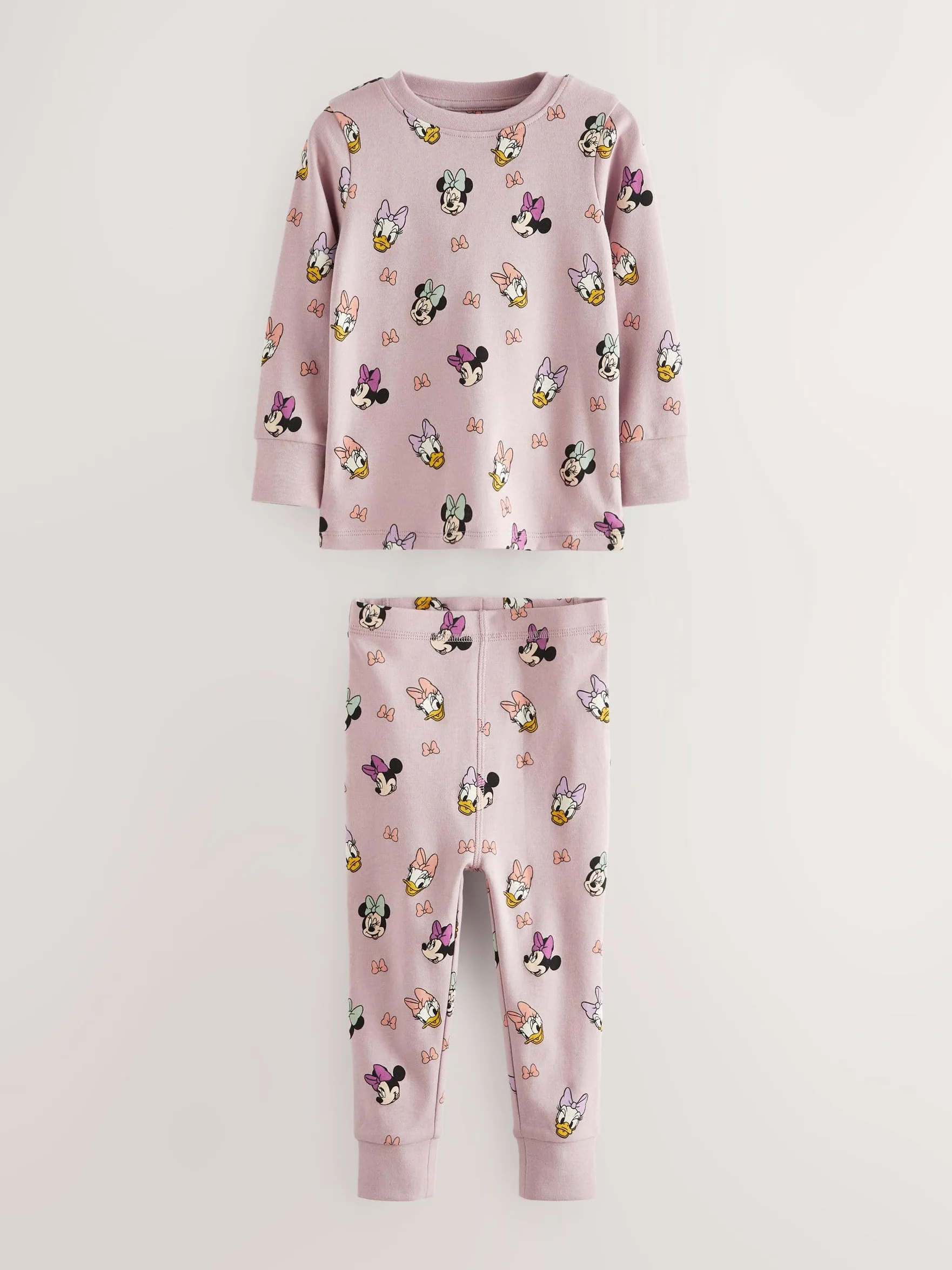 NEXT Niñas Pack de 3 Pijamas abrigados con Licencia de Minnie Mouse