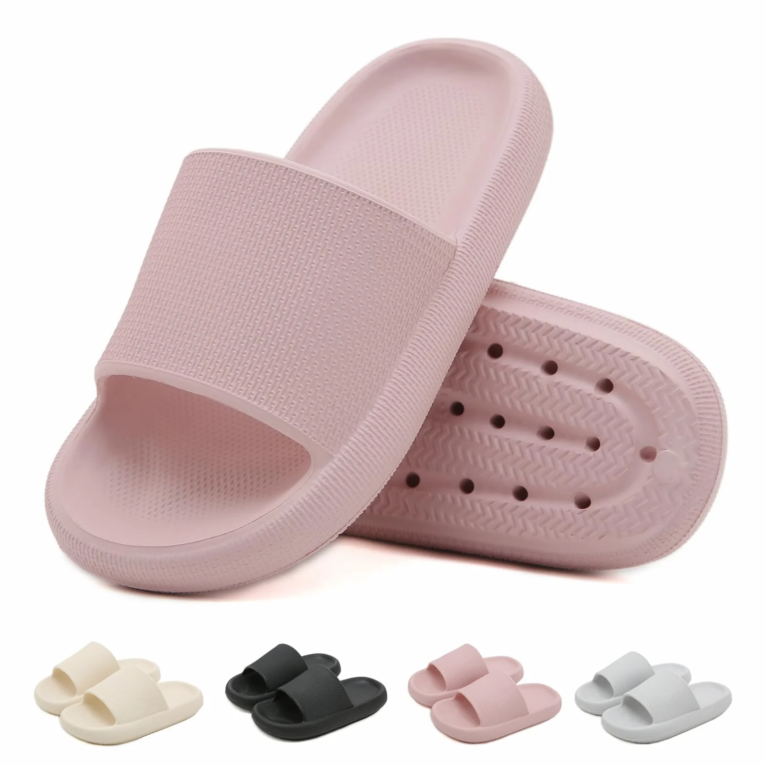 Chanclas Niña Piscina Zapatillas de Baño Playa Niño Verano Ligera Antideslizante Sandalias de Ducha para Interior y Exterior