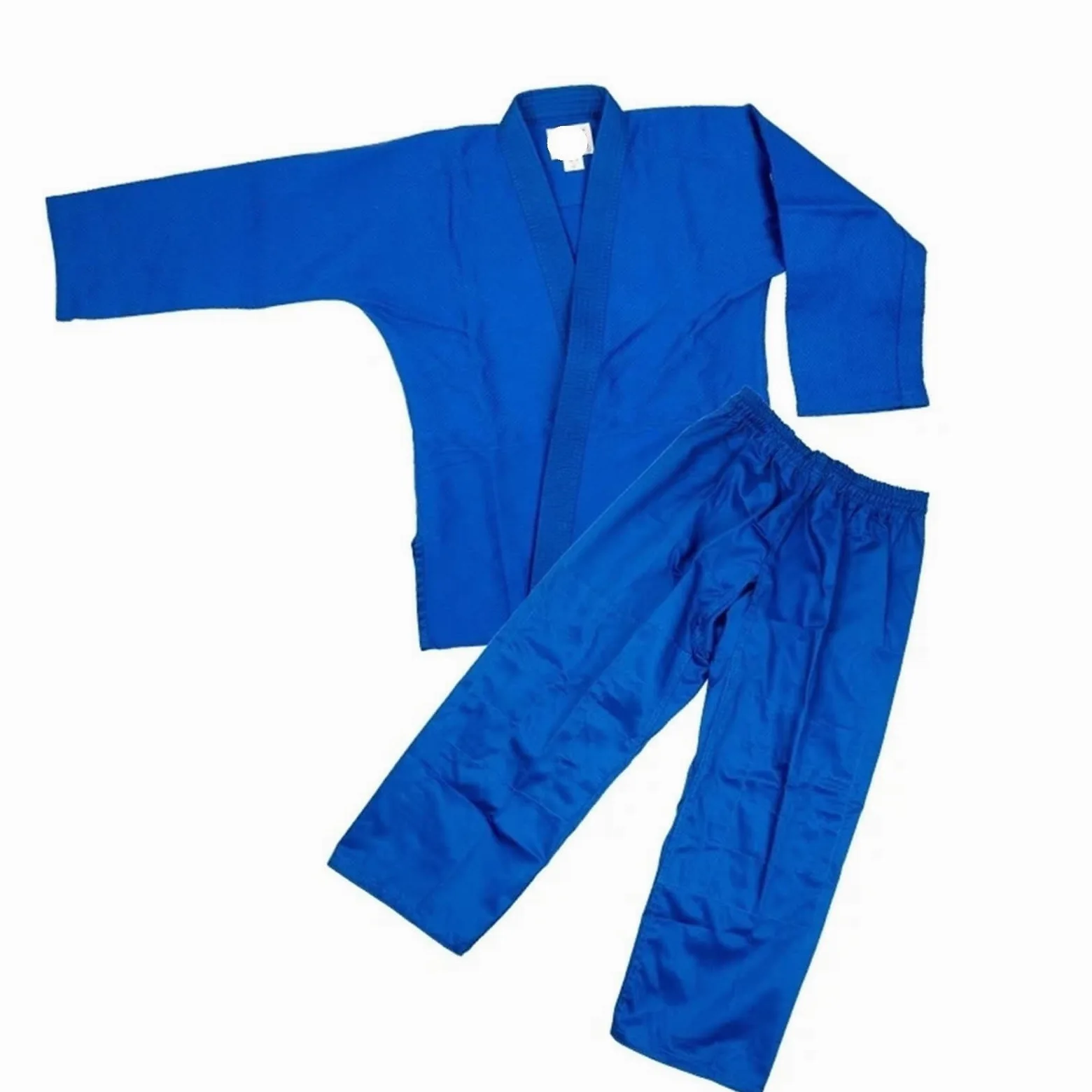 Traje De Judo Uniforme profesional de Judo Gi for artes marciales, Kimono blanqueado tejido único, perfecto for competición o entrenamiento con cinturón blanco