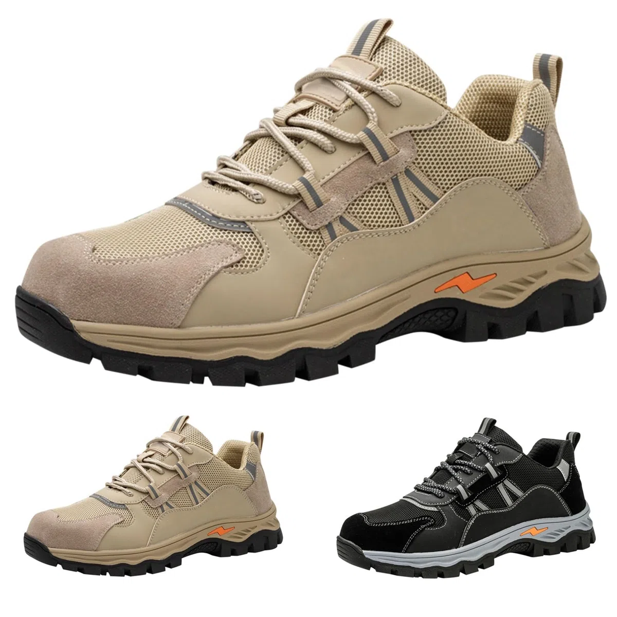Zapatos de senderismo de malla para hombre, ligeros
