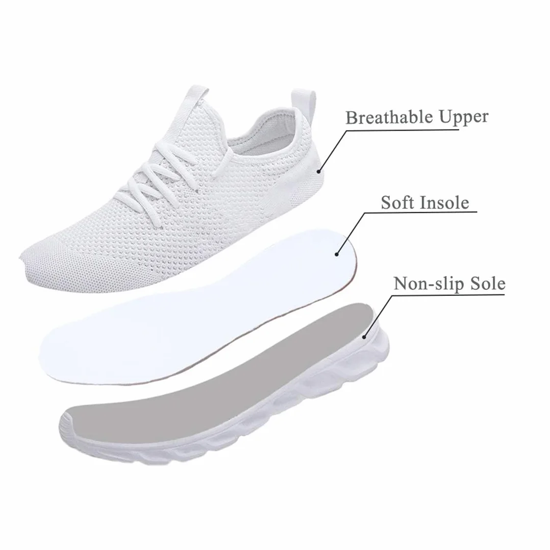 Zapatillas Deportivas Running Mujer Asfalto Transpirables Cordones Sneakers