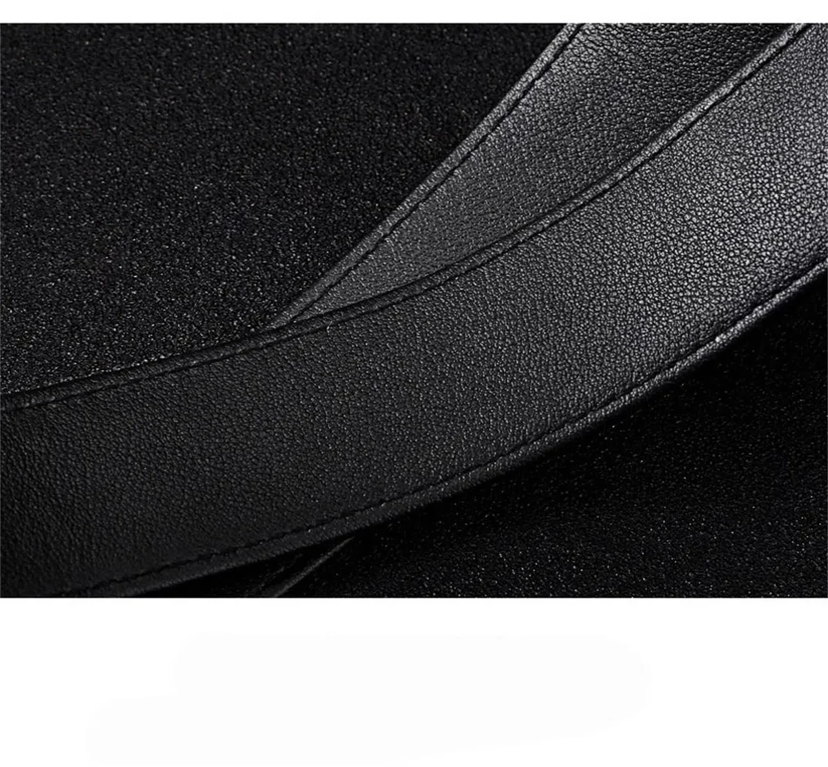 Cinturón Vaquero Con Hebilla Negra De Cuero Genuino Para Hombre, Cinturón Vaquero Informal De Negocios