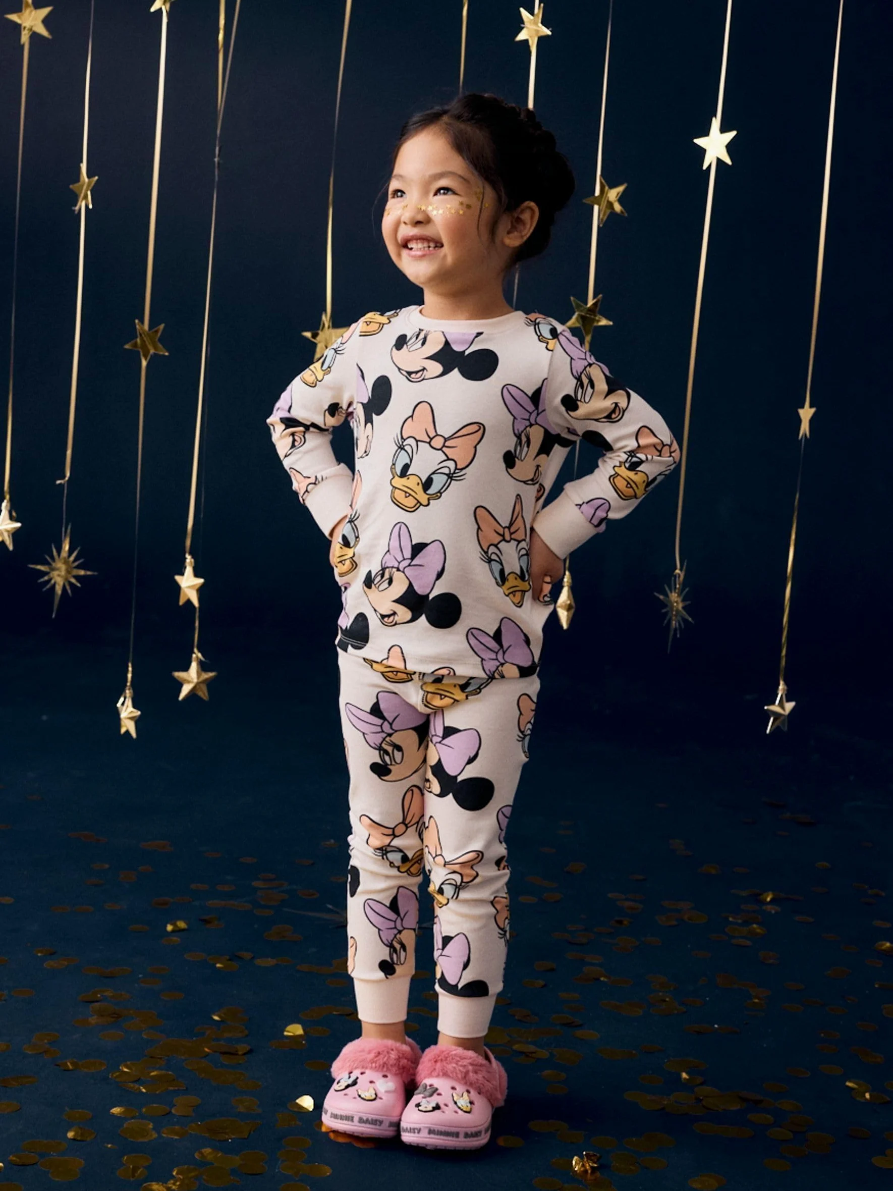 NEXT Niñas Pack de 3 Pijamas abrigados con Licencia de Minnie Mouse