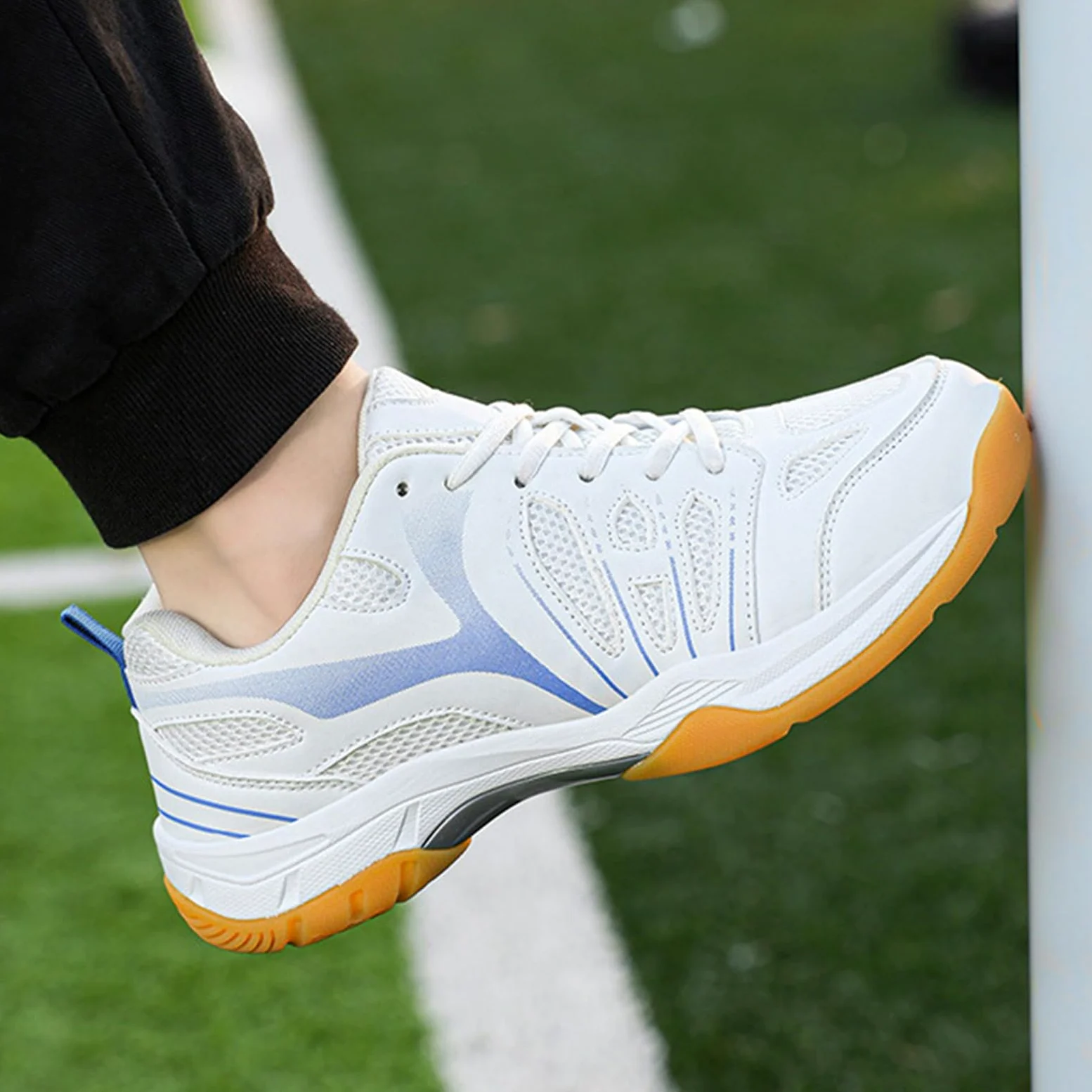 Zapatillas de bádminton para Hombre, Zapatillas Tenis para cancha de Pickleball, Zapatos Deportivas cómodas Entrenamiento en cancha Interior
