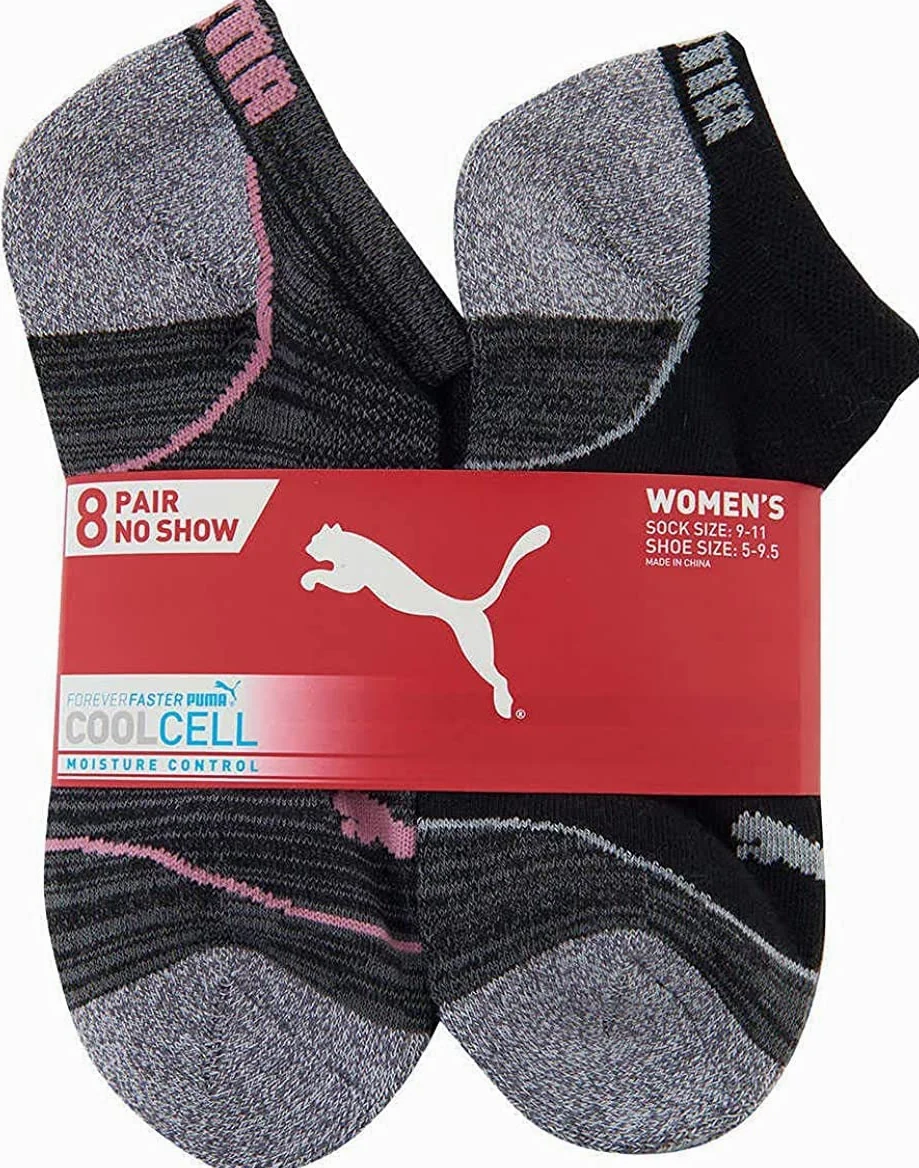 Women's CoolCell Moisture Control Socks - 8 Pair's Pack