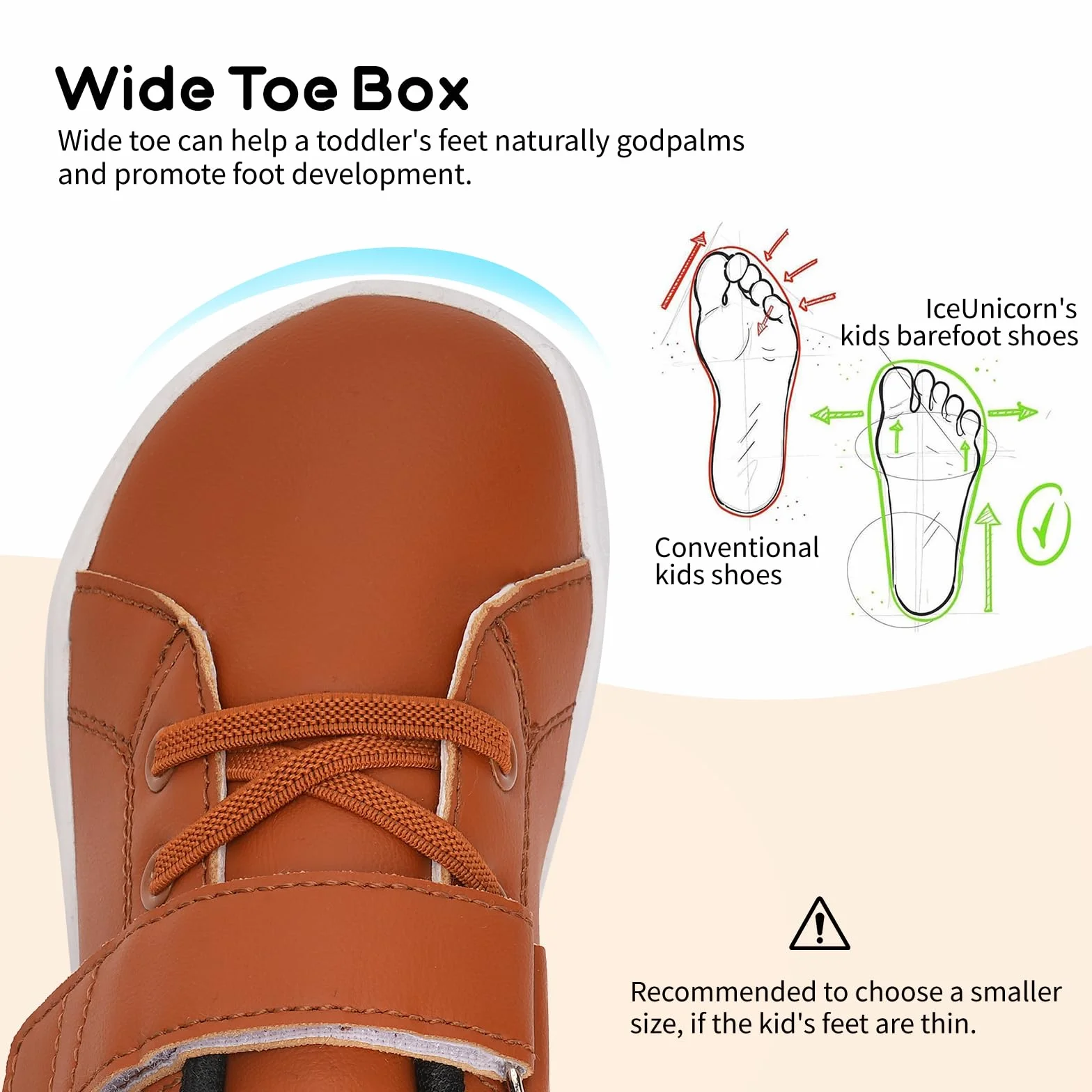 Calzado Descalzos Niños Niñas Amplia para Barefoot Exterior Interio Ligeros y Deporte Transpirables Zapatillas de Trail Minimalistas(Marrón, 26EU)