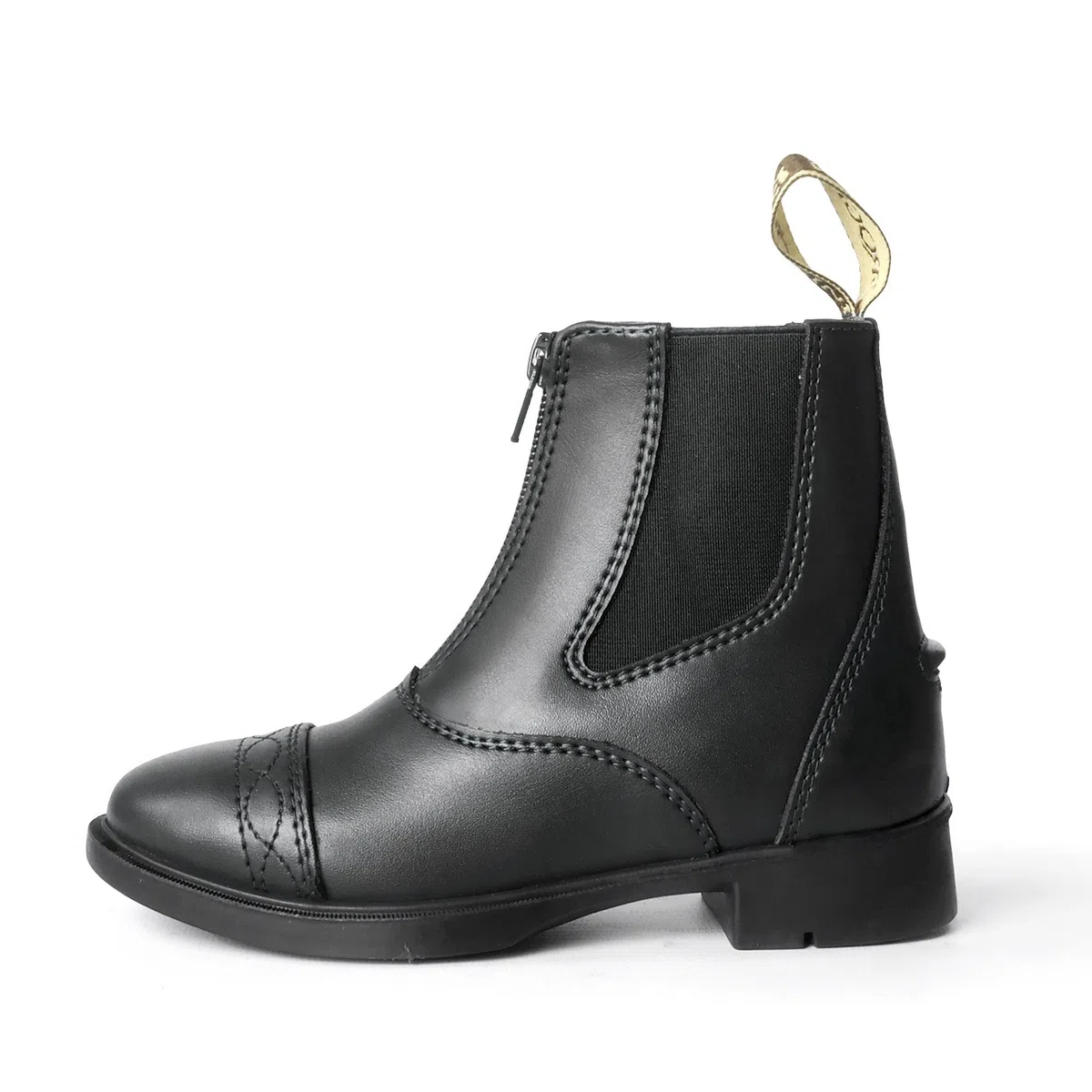 Brogini - Botas de equitación con Cremallera Modelo Tivoli Piccino Infantil (31 EU) (Negro)