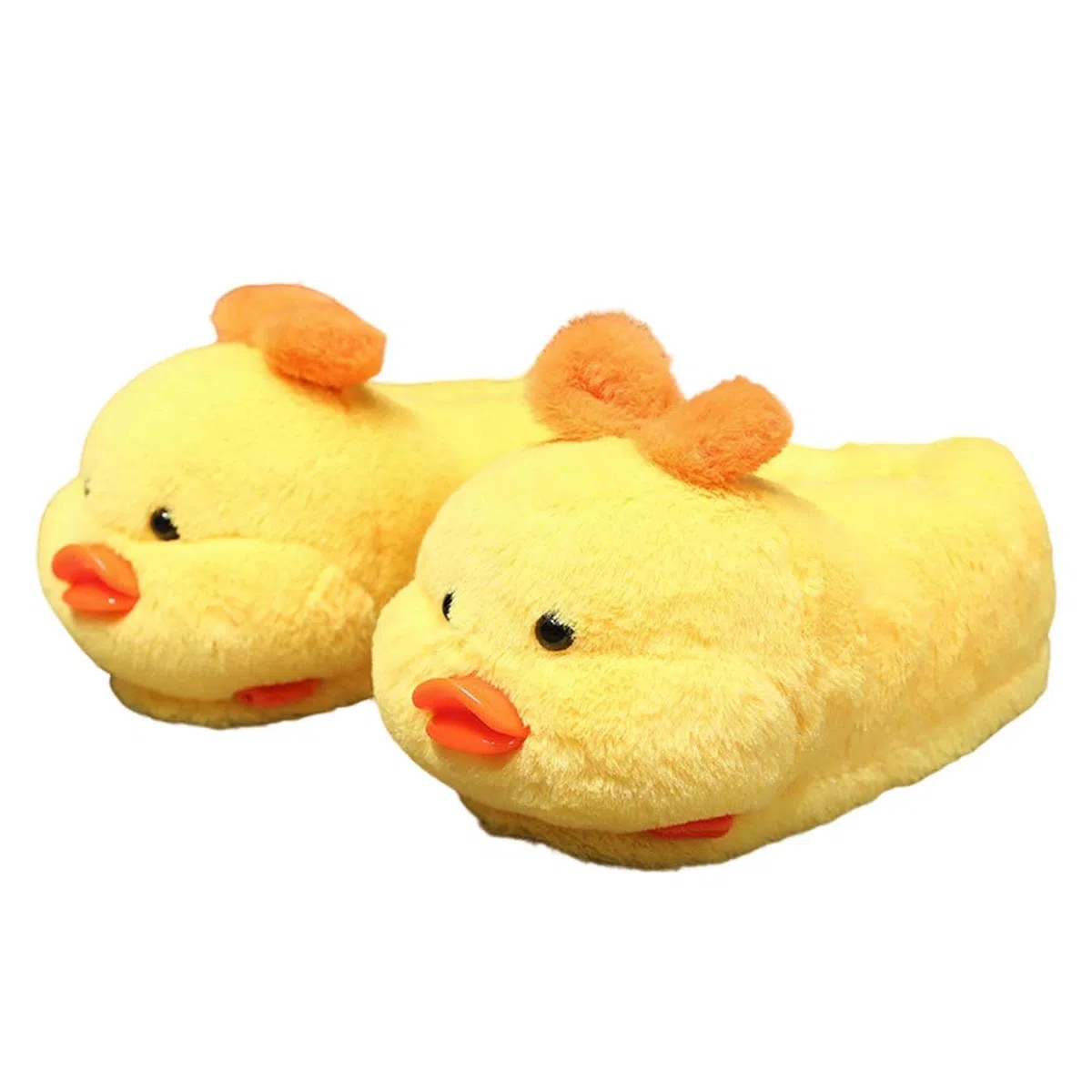 Pantuflas para mujer, diseño de animales de dibujos animados con tacones acolchados, para invierno, cálidas, para interiores