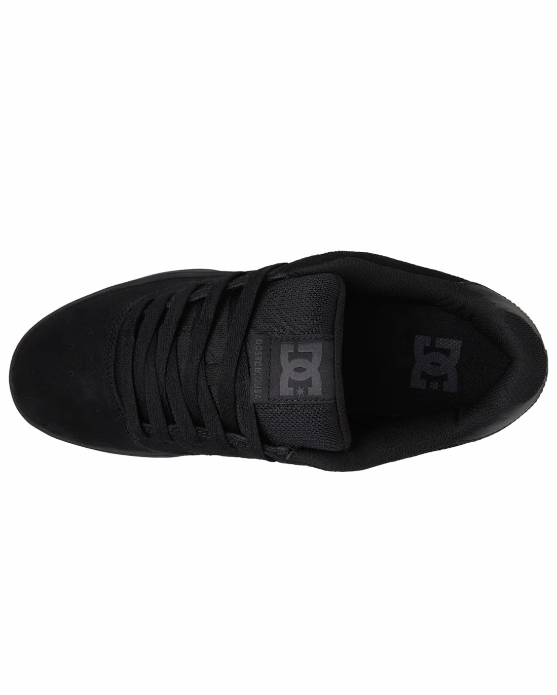 DC Shoes Central - Leather Shoes, Zapatillas para Hombre, Negro, 42 EU