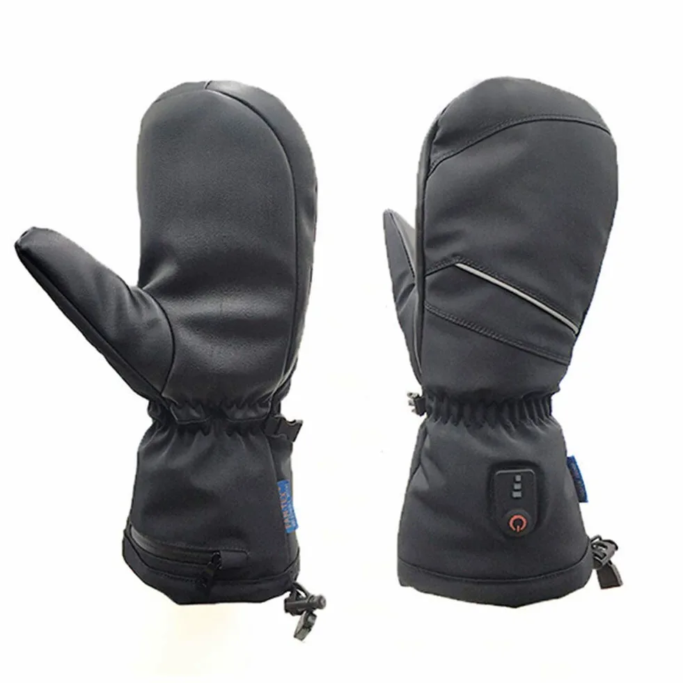 Guantes térmicos para Hombres, Mujeres, Guantes térmicos Recargables, Guantes Calentadores de Manos para Exteriores, Interiores, con Pilas, para Escalada, Senderismo, Ciclismo, inv