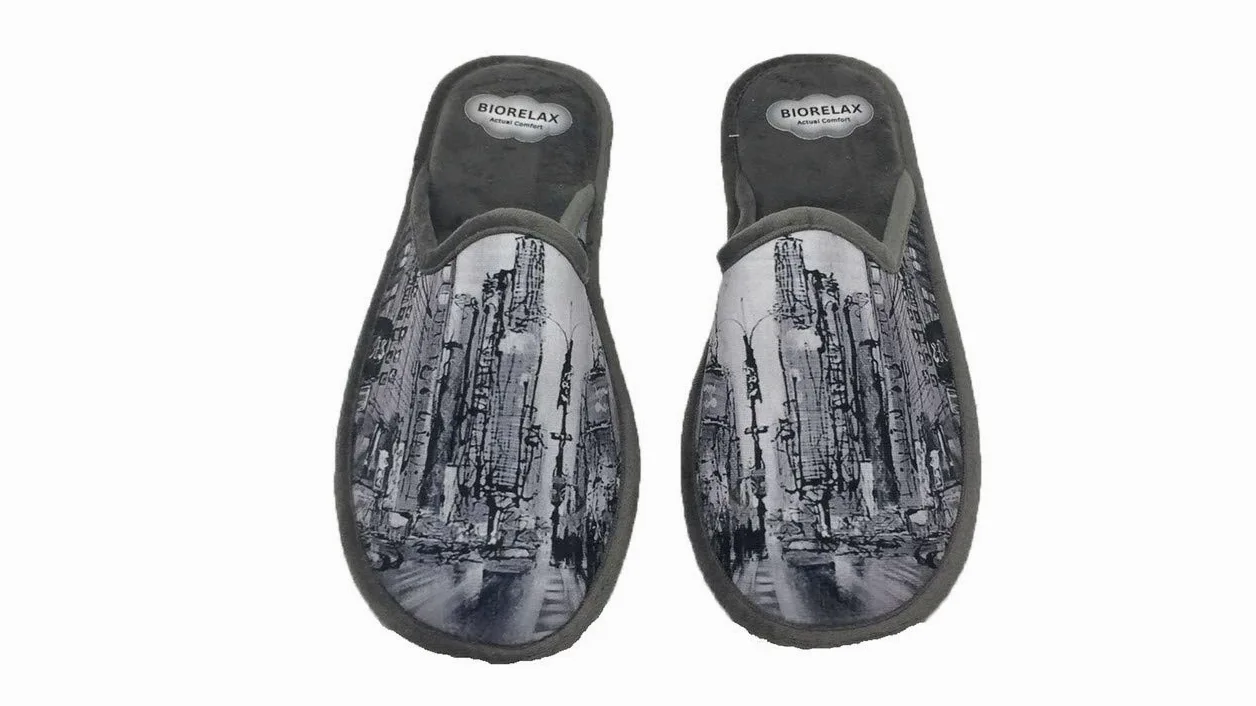 Biorelax Zapatillas de Estar por casa/Hombre Grenoble