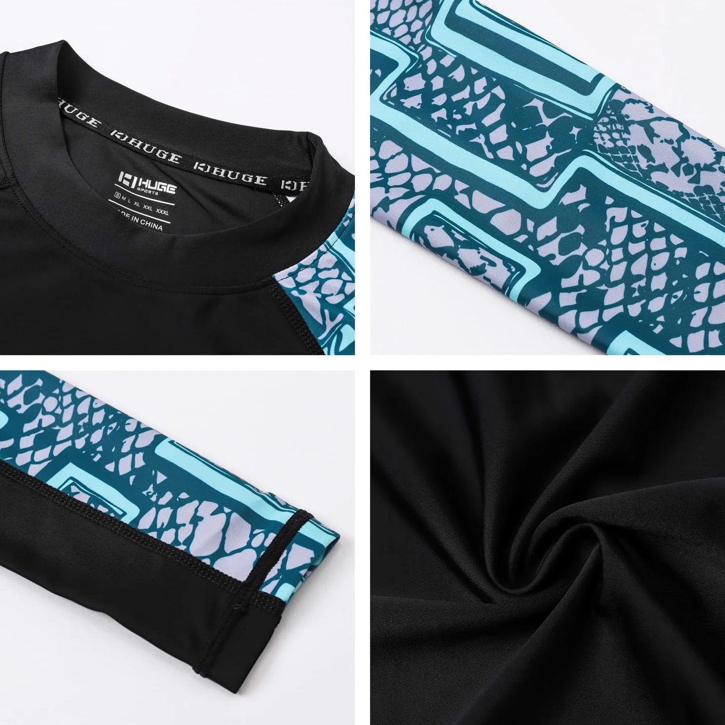 HUGE SPORTS Rash Guard - Protecci¨®n De para Surf para Hombre