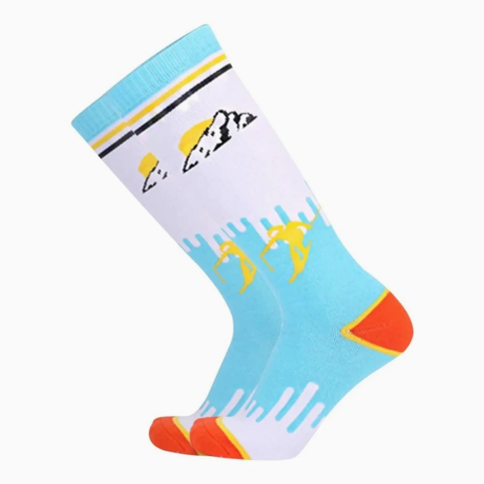 Calcetines de esquí Calcetines de esquí for niños, Algodón térmico de invierno, calcetines deportivos cálidos y gruesos, calcetines de esquí for ciclismo y nieve, calcetines térmicos elásticos for niñ
