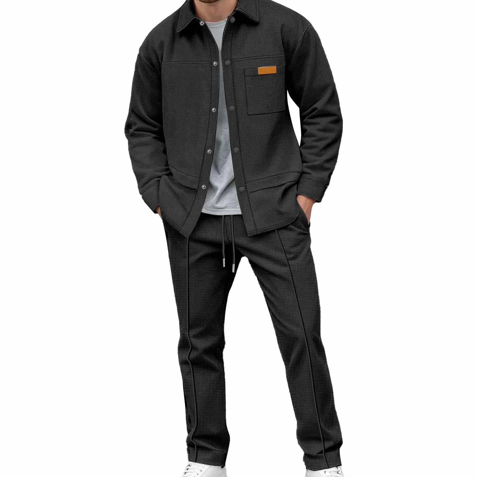 Conjunto genérico de chándal para hombre y deporte de 2 piezas, algodón, con capucha y bajo, ligero, de moda, cómodo, gimnasio, correr, A36