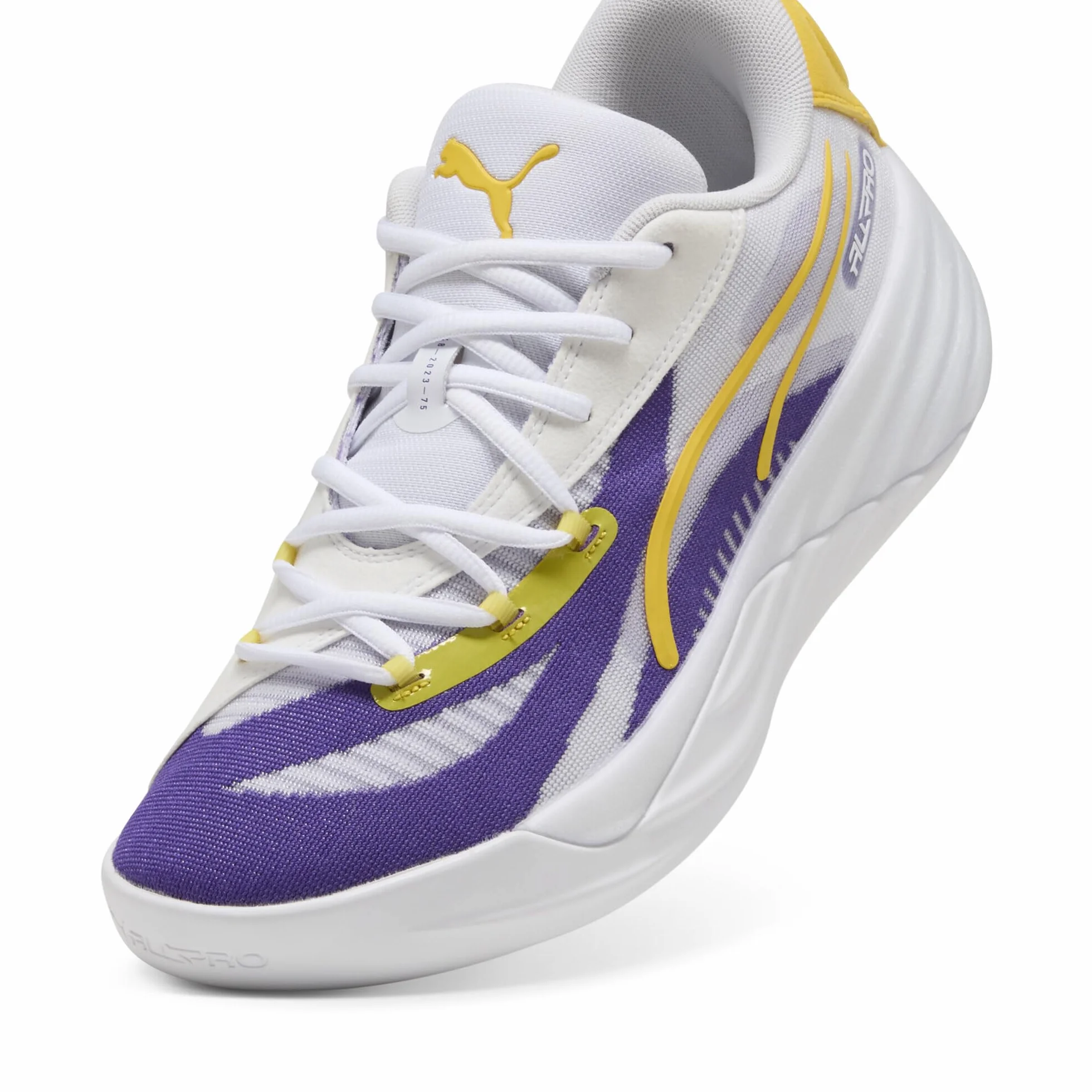 PUMA Zapatillas de Baloncesto All-Pro Nitro™ LA Unisex 43, Team Violet Pelé Yellow Purple