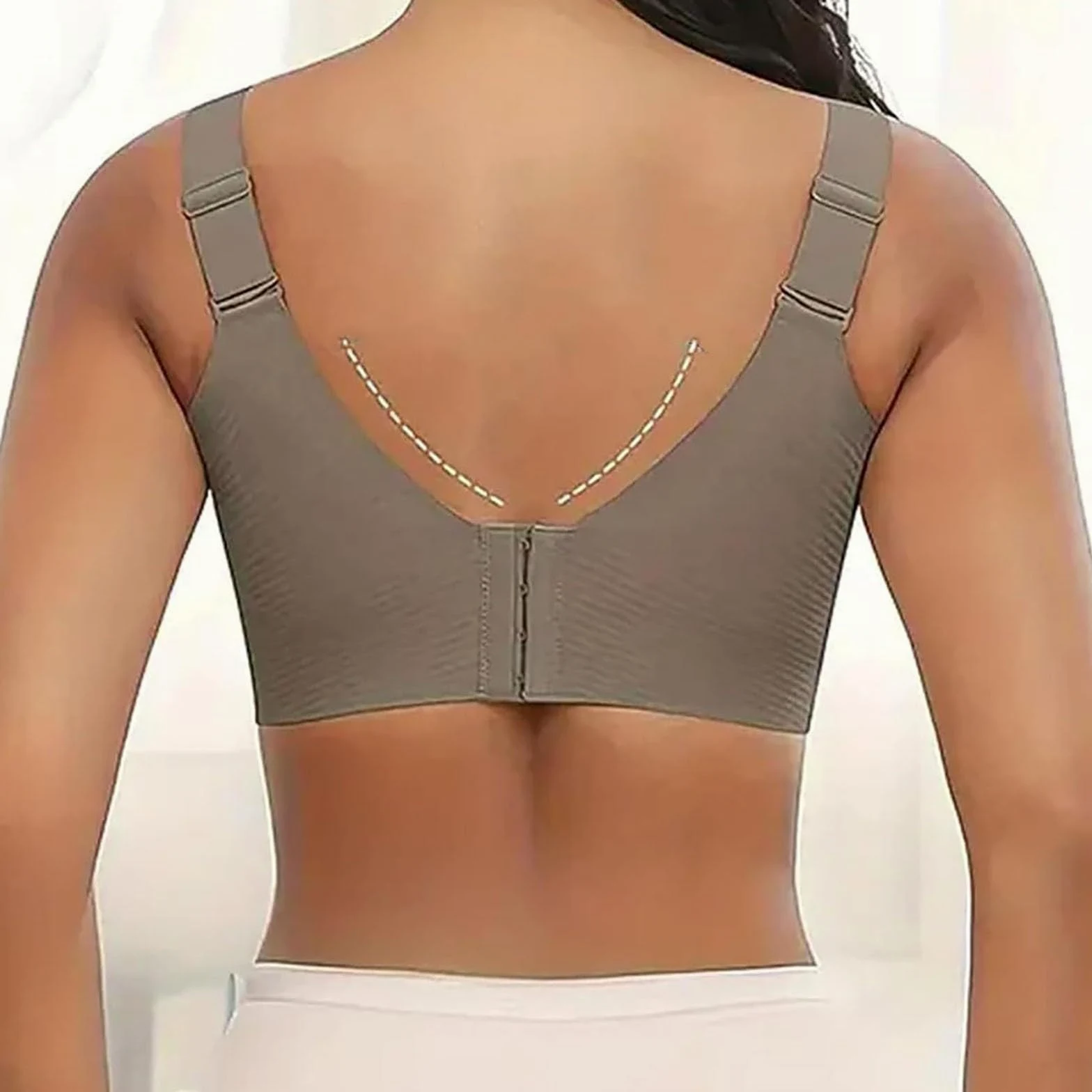 Sujetadores Confort para Mujer UK Deportes Push Up Sin Costuras Paquete de 3 Inalámbrico Acanalado Pechos Grandes Caídos Tops para Mujer Mayor Soporte Deportivo Levantamiento Comodidad Ajustable Alto