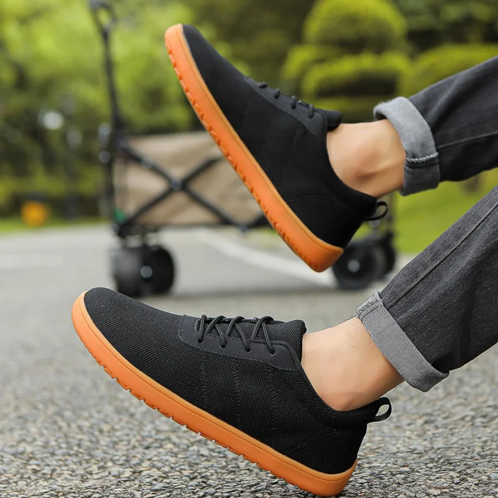 Zapatillas Barefoot Hombre Verano Transpirables Minimalistas Barefoot Hombre Casual 37-48 EU Zapatillas de Trail Running Pies Anchos Ligeras Calzado Zapatos para Montaña