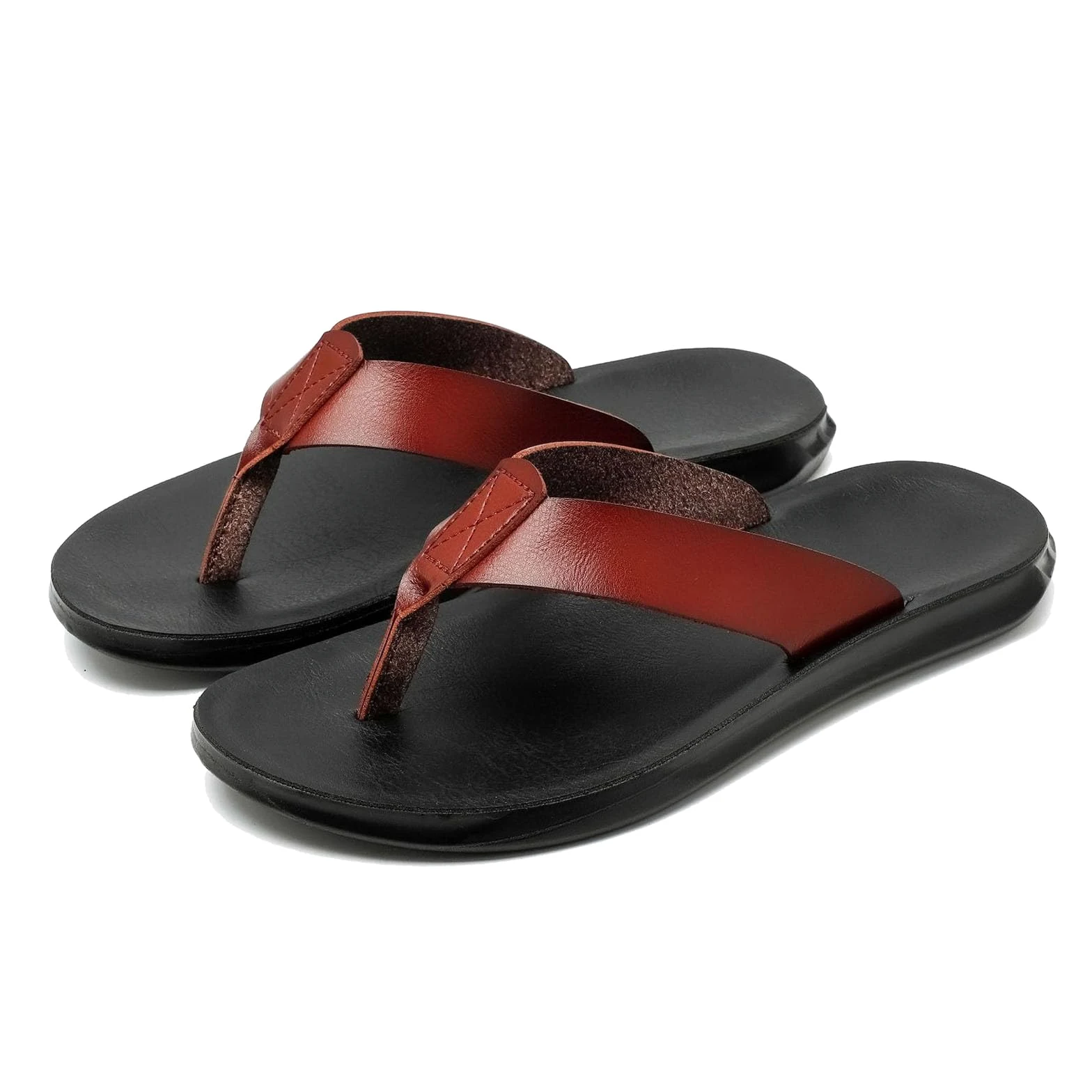 Chanclas de Comercio Exterior para Hombre, Pantuflas de Playa para Hombre, Verano, Antideslizantes, para Uso Externo, con Puntera