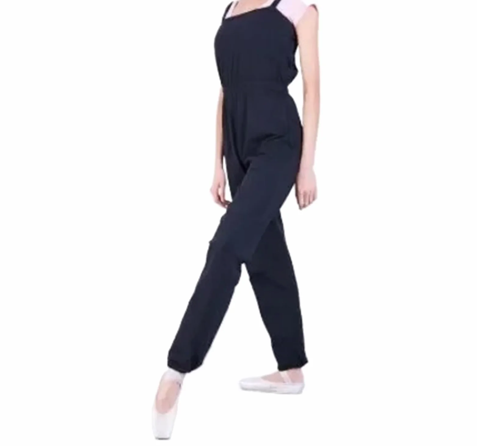 Pantalones De Baile para Mujer Mallas de Ballet for Mujer Ropa de práctica de Danza de Ballet Pantalones de Baile/Yoga/Movimiento Pantalones de Pierna Mono para Entrenamiento De Baile(Black,S)