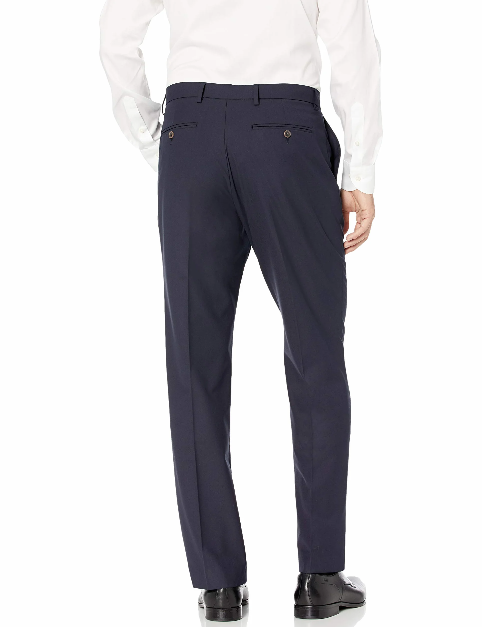 Amazon Essentials Pantalones de Vestir Elásticos de Corte Clásico y Resistentes a las Arrugas Hombre