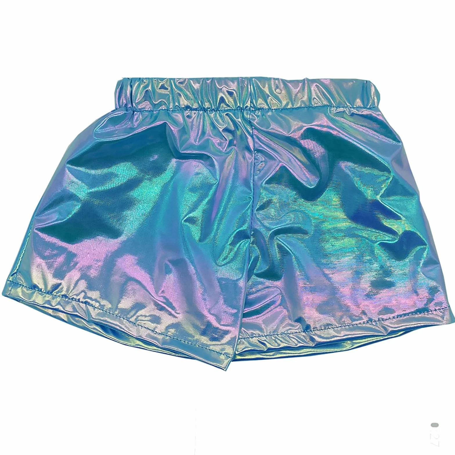 Shorts con Purpurina Metálica para Niña, Pantalones Cortos Brillantes para Danza y Fiestas con Cintura Elástica