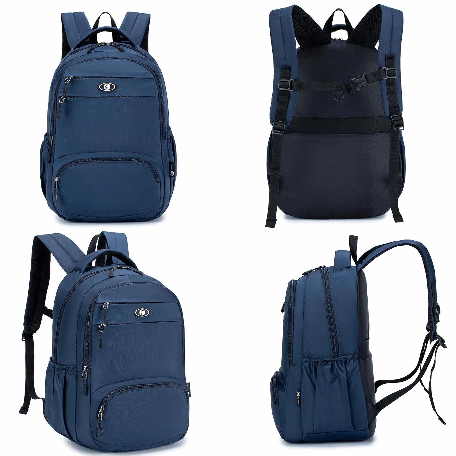SPAHER Mochila Viaje Cabina Avion 40x30x15 Iberia Air Europa Maleta Equipaje de Mano British Airways 20L Mochilas Portatil Mujer Hombre Impermeable Pequeña para Trabajo Senderismo Escuela, Negro