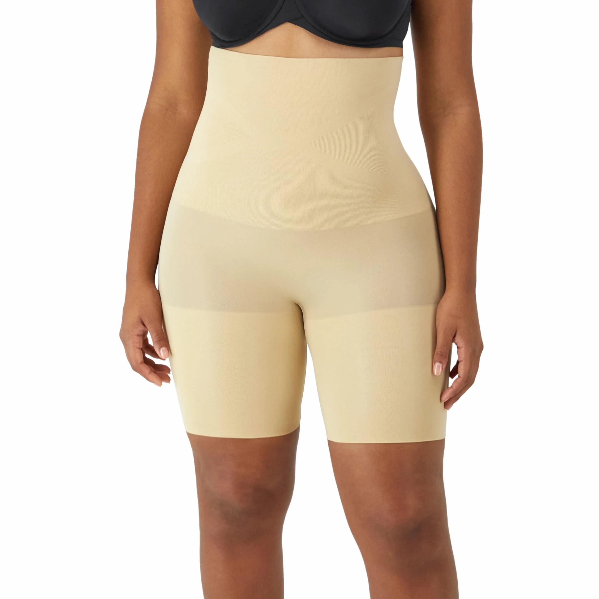 Maidenform Hybrid-Hi-Waist Thigh Slimmer Medias Moldeadoras para Mujer