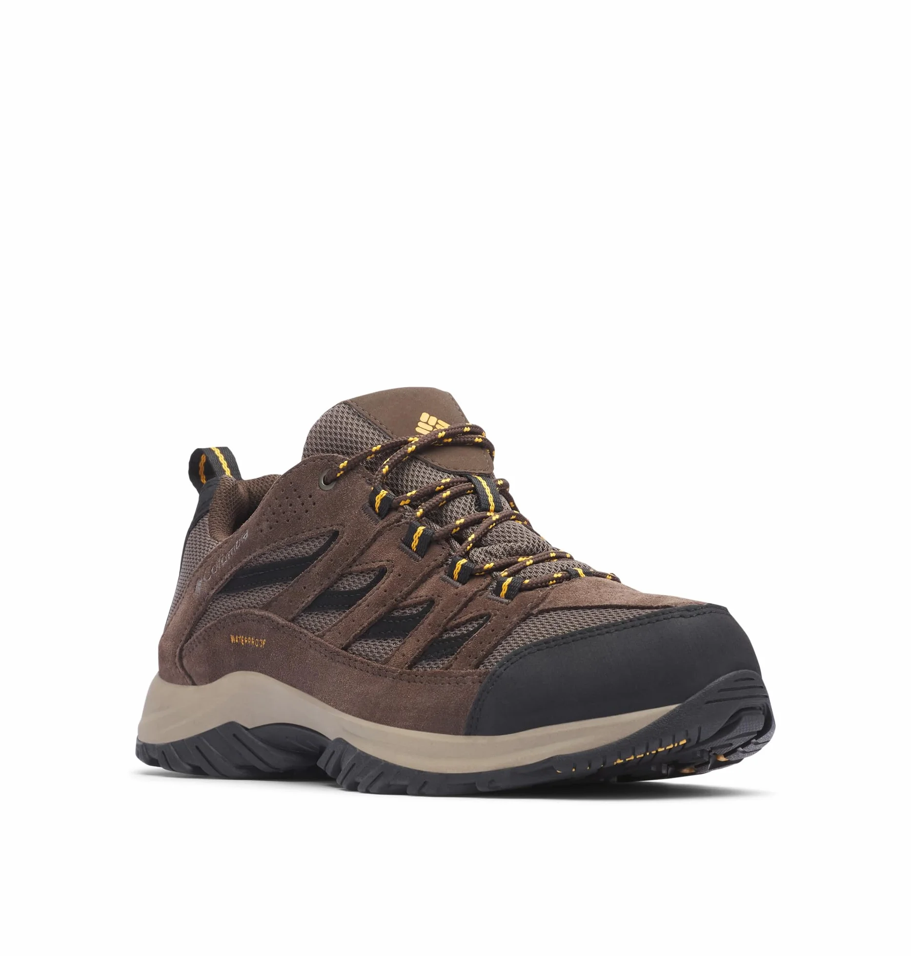 Columbia Crestwood Wp, Zapatillas De Trekking Hombre, Mud Squash, 43.5 EU