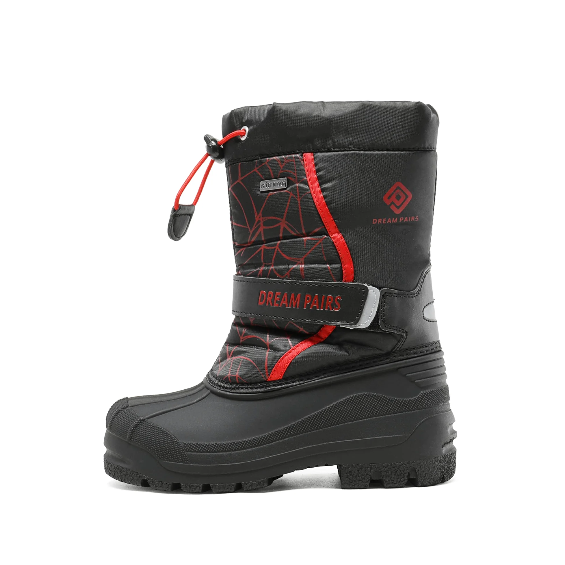 DREAM PAIRS Kids Botas de Nieve Invierno Ninos con Forro Calido Zapatos de Senderismo con Cordones Impermeables Acolchados Pesados KAMICK