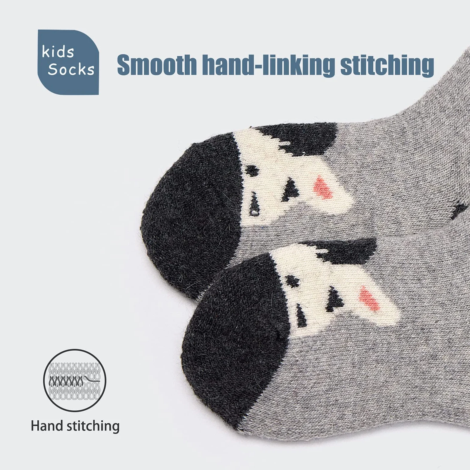 Calcetines de lana para niñas, calcetines cálidos de invierno, calcetines térmicos gruesos para niñas, 6 pares