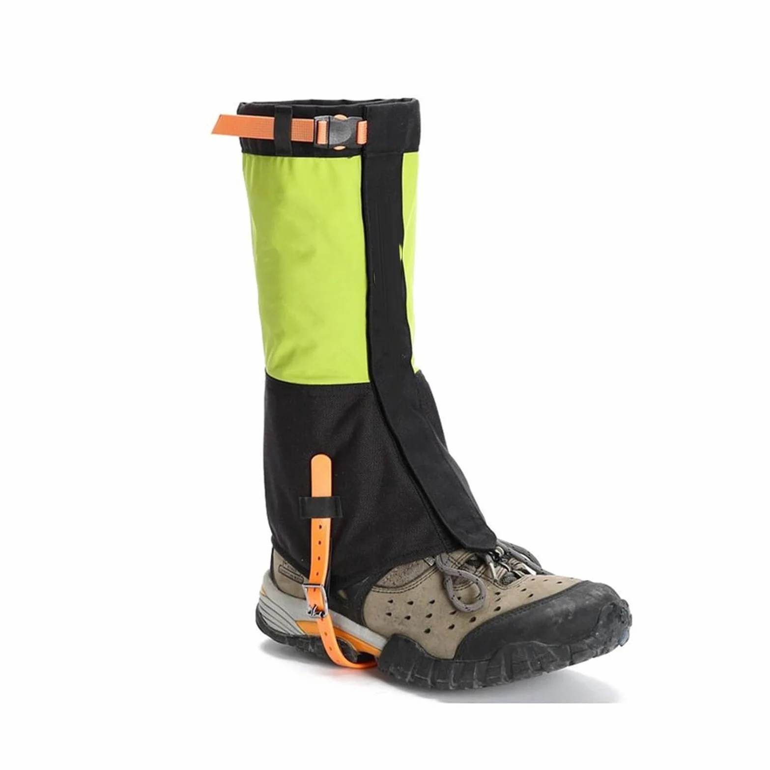 Polainas for piernas, polainas for exteriores, polainas for escalada en senderismo en la nieve, polainas impermeables de tamaño ajustable, adecuadas for hombres y mujeres (1 par)